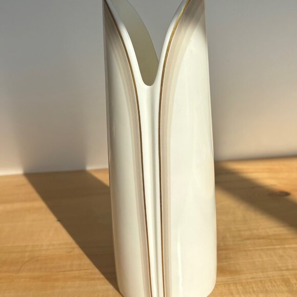 Vintage Royal Doulton Impressions Lotus Vase 1982 Bone China - Picture 3 of 8